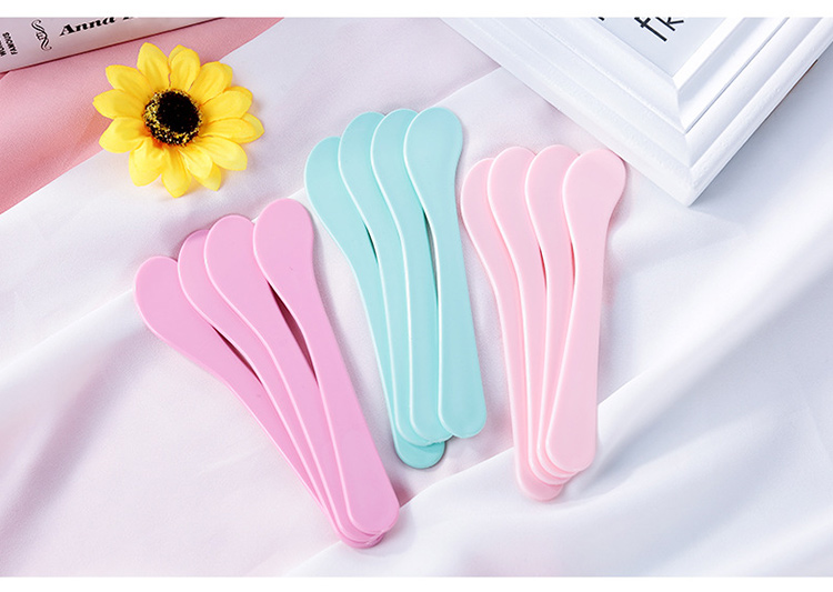 Lameila women diy mask spatula spoon plastic facial mask bowl set 3336