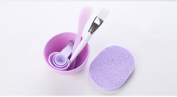 Lameila DIY mask bowl facial sponge spoon spatula brush bowl set D0807