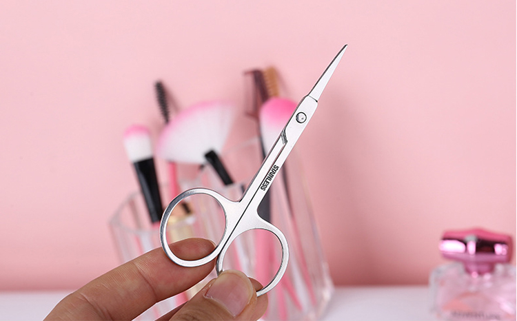 Lameila Cosmetic Eyelash Hair Remover Beauty Scissor Stainless Steel Eyebrow Scissor A0404