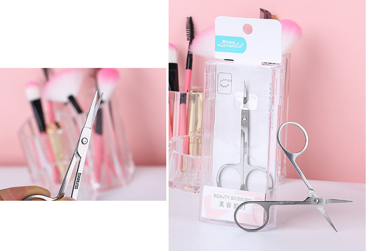 Lameila Cosmetic Eyelash Hair Remover Beauty Scissor Stainless Steel Eyebrow Scissor A0404