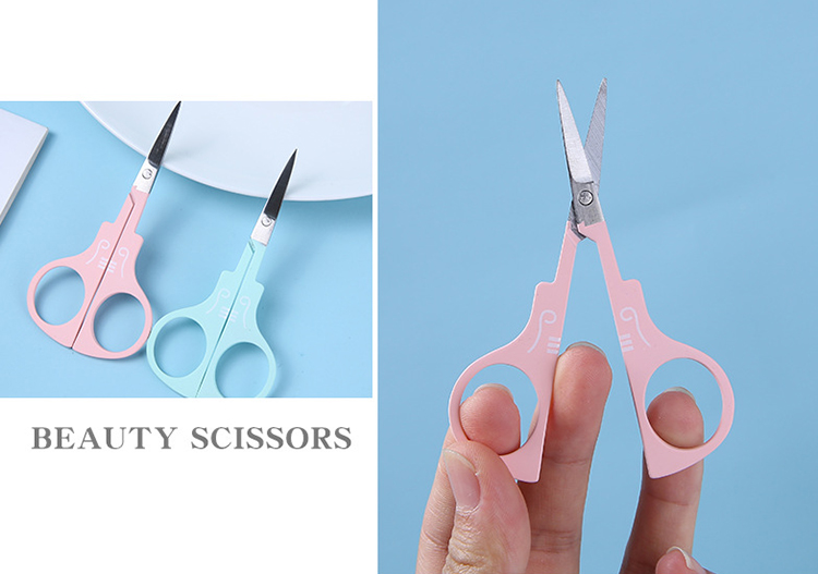 Professional Precision Trimmer Eyebrow Eyelash Hair Remover Tool Premium Eyebrow Scissors for Facial Hair