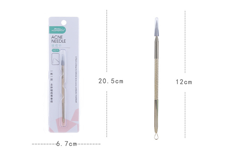 Lameila High quality makeup tools acne remover stainless steel acne tools blackhead acne needle A0718