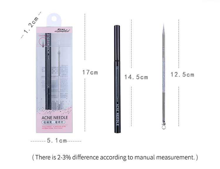 Lameila High quality skin care stainless steel acne remover tools blackhead acne needle B0742