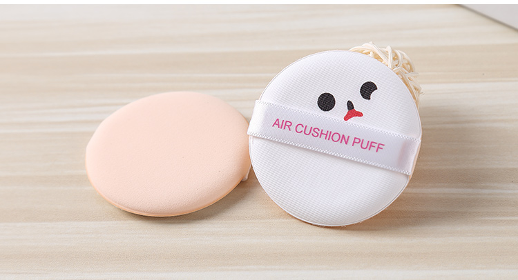 Lameila 3 pcs Beauty Makeup Puff Cute Pattern Round Foundation Custome Logo Air Cushion Puff A727