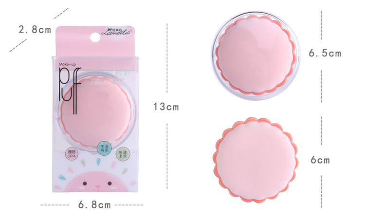 Lameila Wholesale super soft makeup puff makeup tools flower shape cosmetic air cushion puff A79901