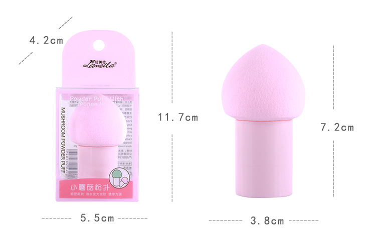 Lameila new design Waterdrop egg shaped beauty cosmetic blender private label makeup sponge with handle A79903