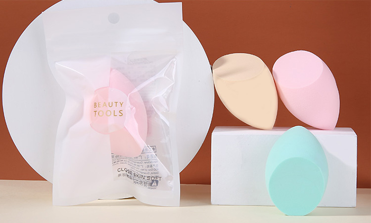 Wholesale custom makeup Foundation blender sponge powder puff private label latex free soft pink beauty makeup sponge