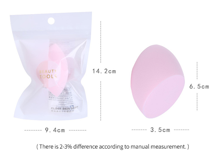 Wholesale custom makeup Foundation blender sponge powder puff private label latex free soft pink beauty makeup sponge