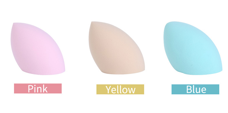 Wholesale custom makeup Foundation blender sponge powder puff private label latex free soft pink beauty makeup sponge