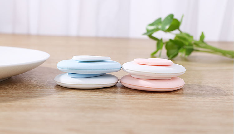 Lameila new design 2 in 1 cute heart shape beauty sponge puff foundation air cushion puff A79955