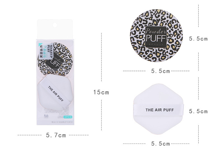Factory new arrival 2 in 1 different pattern cosmetic makeup sponge air cushion puff powder puff