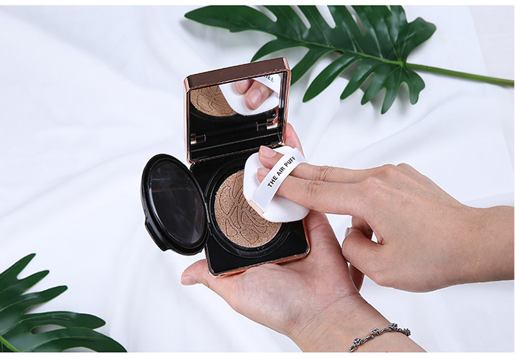 Factory new arrival 2 in 1 different pattern cosmetic makeup sponge air cushion puff powder puff