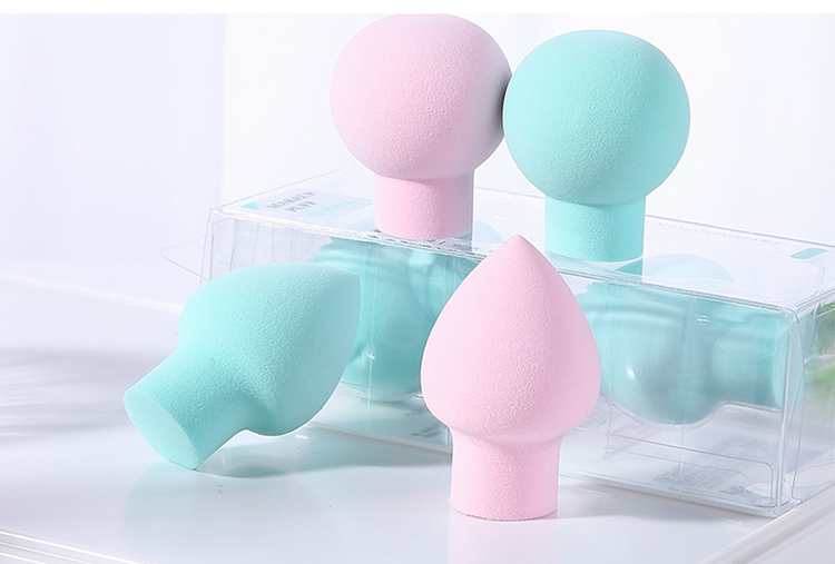 Lameila blender makeup sponges dryer wet squishy 2pcs private label reuseable mushroom makeup sponge A80021