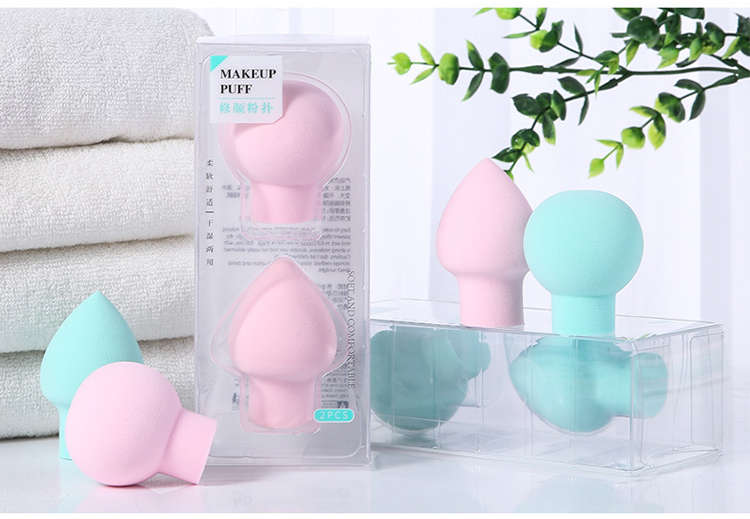 Lameila blender makeup sponges dryer wet squishy 2pcs private label reuseable mushroom makeup sponge A80021