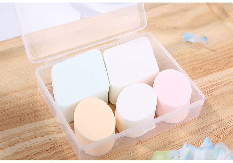 Lameila Powder puff Beauty Foundation Blending 6 pcs Sponge Custom Packaging Logo Makeup Sponge Blender A80035