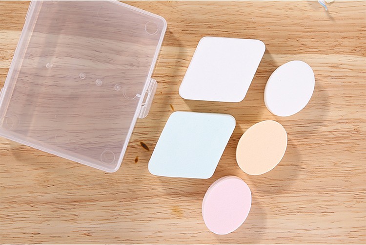 Lameila Powder puff Beauty Foundation Blending 6 pcs Sponge Custom Packaging Logo Makeup Sponge Blender A80035