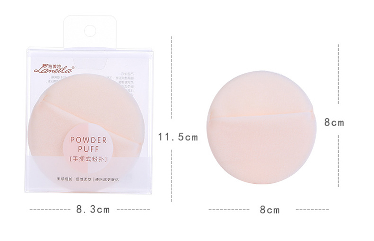 Lameila Powder puff Square Round Beauty Foundation Blending Round Shape Sponge Custom Logo Makeup Sponge Blender A80047