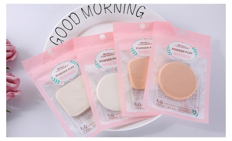 Lameila Wholesale Round Square Shape Powder Puff Beauty Foundatione Makeup Sponge Puff B0204