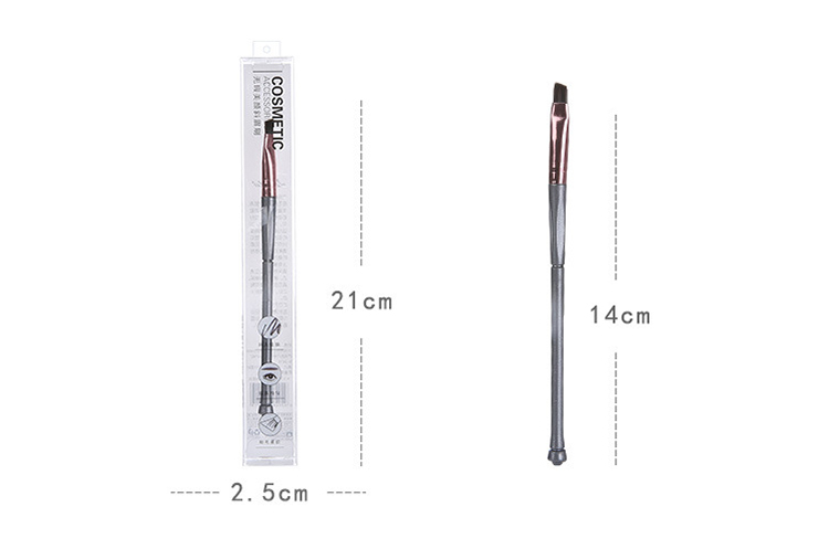 Lameila single cosmetic brushes high quality wholesale mini tinting angled eyebrow brush B0514