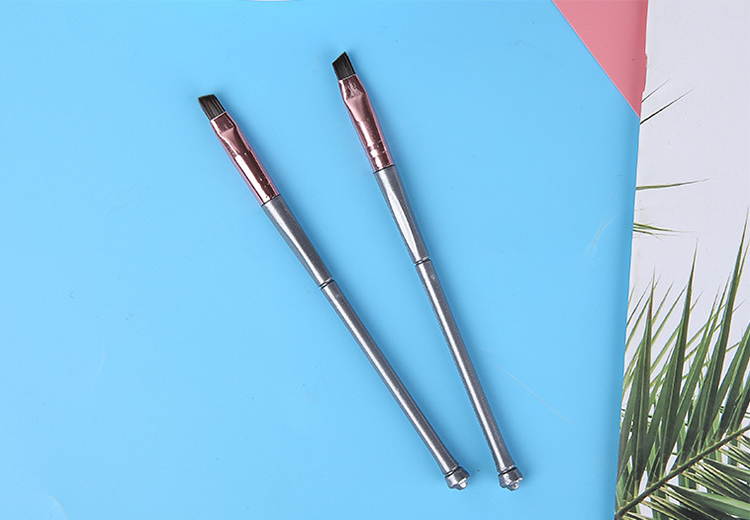 Lameila single cosmetic brushes high quality wholesale mini tinting angled eyebrow brush B0514