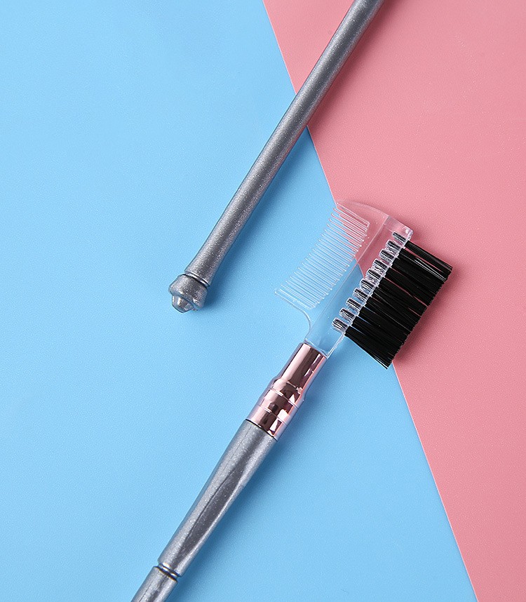 Lameila dual-purpose eyebrow lash brush manufacturer wholesale beauty brushes private label eyebrow new makeup brush B0515