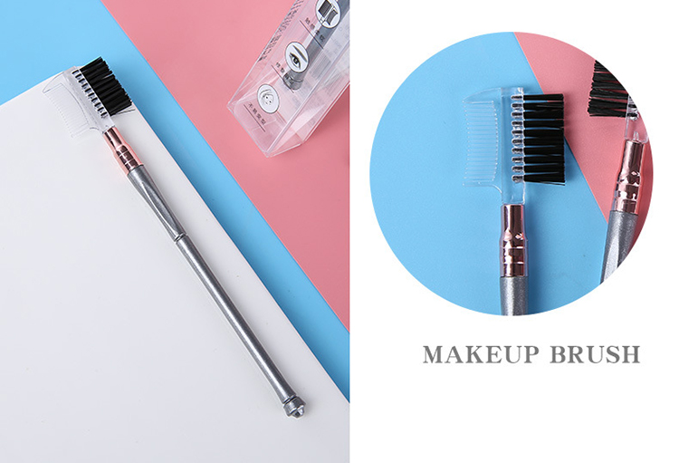 Lameila dual-purpose eyebrow lash brush manufacturer wholesale beauty brushes private label eyebrow new makeup brush B0515