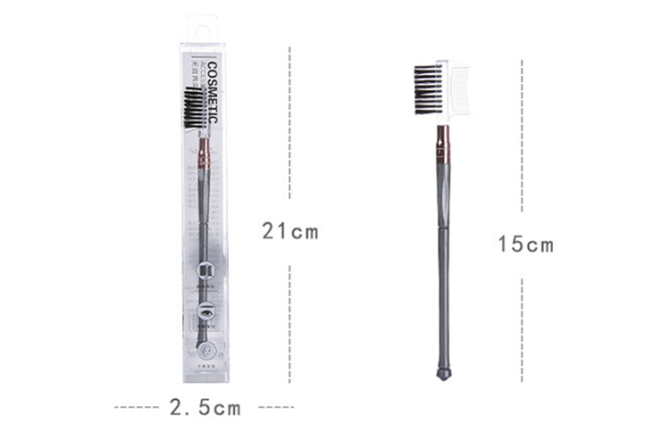 Lameila dual-purpose eyebrow lash brush manufacturer wholesale beauty brushes private label eyebrow new makeup brush B0515