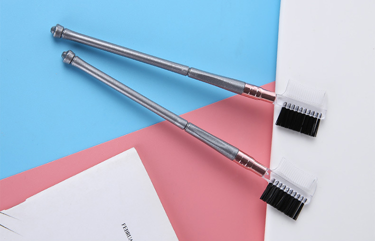 Lameila dual-purpose eyebrow lash brush manufacturer wholesale beauty brushes private label eyebrow new makeup brush B0515