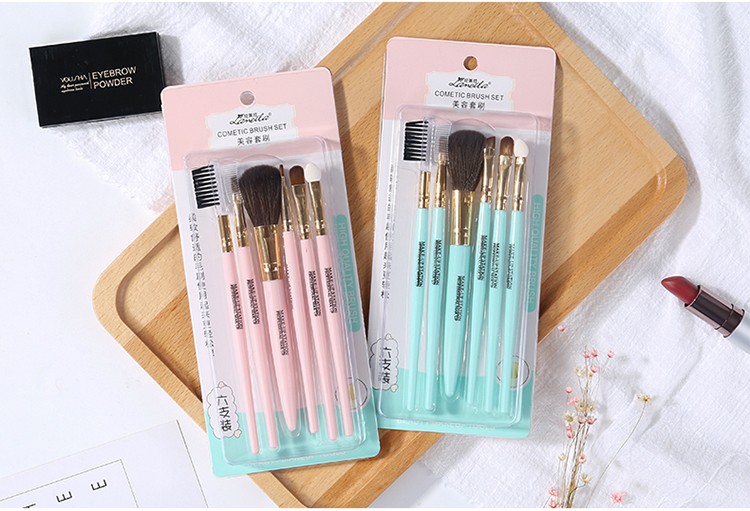 Lameila Makeup Brush 6pcs Private Label Cosmetic Tool Makeup Brushes Wholesale L0770