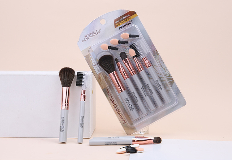 Lameila Premium Luxury 5pcs Large Wholesale Makeup Brush Set Customize Makeup Brushes Private Label L0961