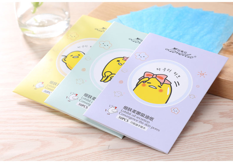 80pcs OEM facial oil blotting paper face oil clean absorbing paper oil absorbing sheets