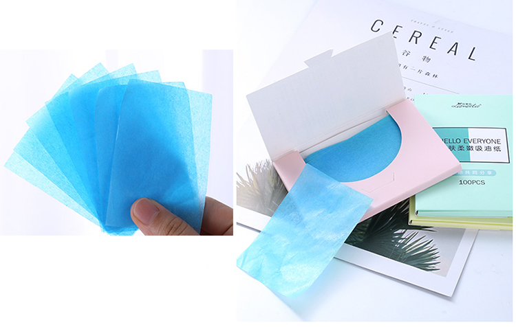 Lameila 100pcs cost efficient oil absorbing paper portable facial clean oil blotting paper A561
