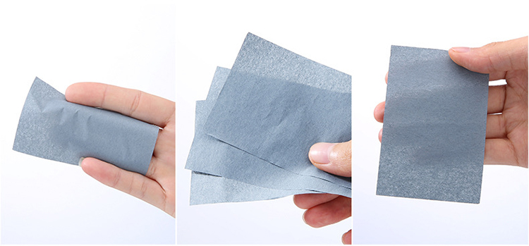 Lameila 80pcs Skin-friendly Delicate Oil-absorbing Sheet Face Oil Blotting Paper A581