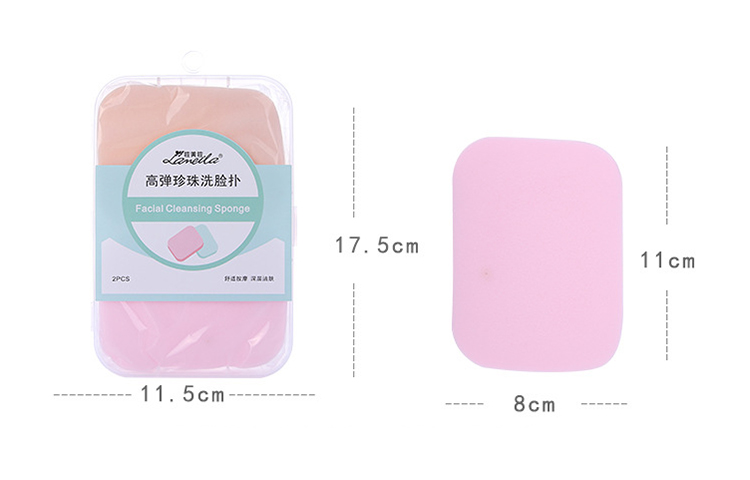 Lameila 3 in 1 Popular Soft EVA oval shape face clean sponge Facial Deep Wash Face Cleaning Puff B0024