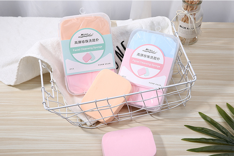 Lameila 3 in 1 Popular Soft EVA oval shape face clean sponge Facial Deep Wash Face Cleaning Puff B0024