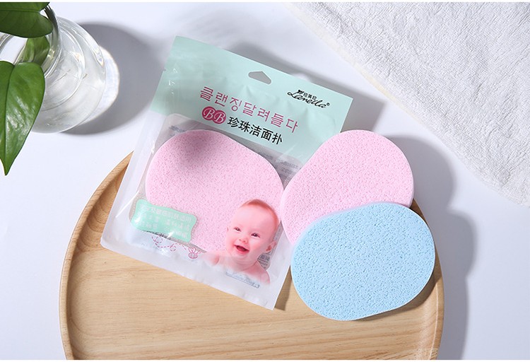 Lameila wholesale baby skin care exquisite deeply clean sponge exfoliating remove face cleaning sponge B0074