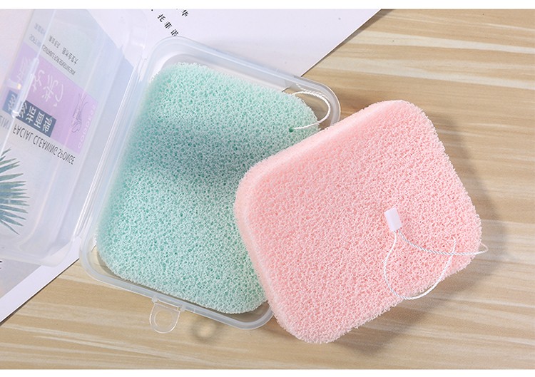 Lameila Face Sponges Reusable OEM 2pcs Deep Skin Cleaning Coarse Hole Facial Cleansing Sponge B2160