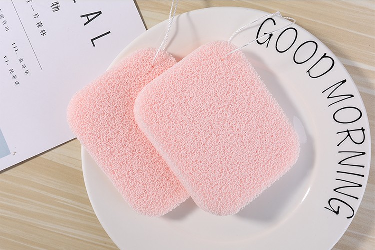 Lameila Face Sponges Reusable OEM 2pcs Deep Skin Cleaning Coarse Hole Facial Cleansing Sponge B2160