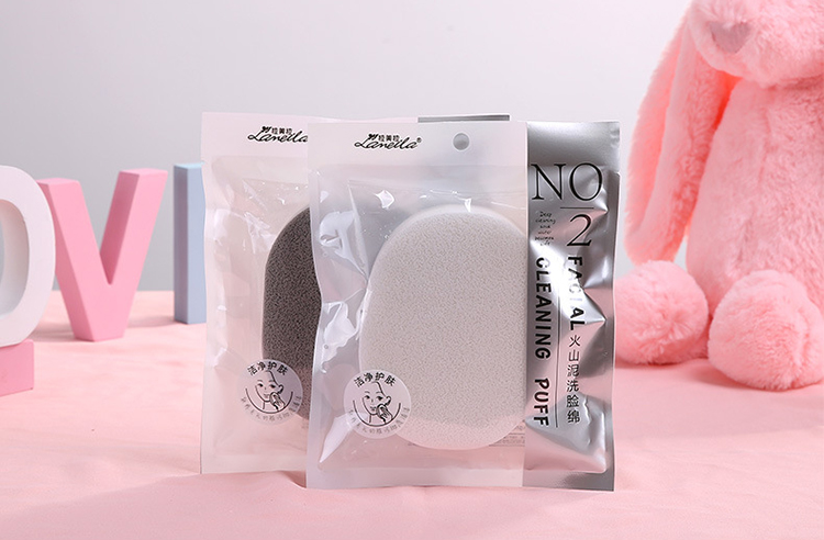 Lameila washable Volcanic Mud Face Cleansing Sponge face exfoliator remover clean sponge B2178