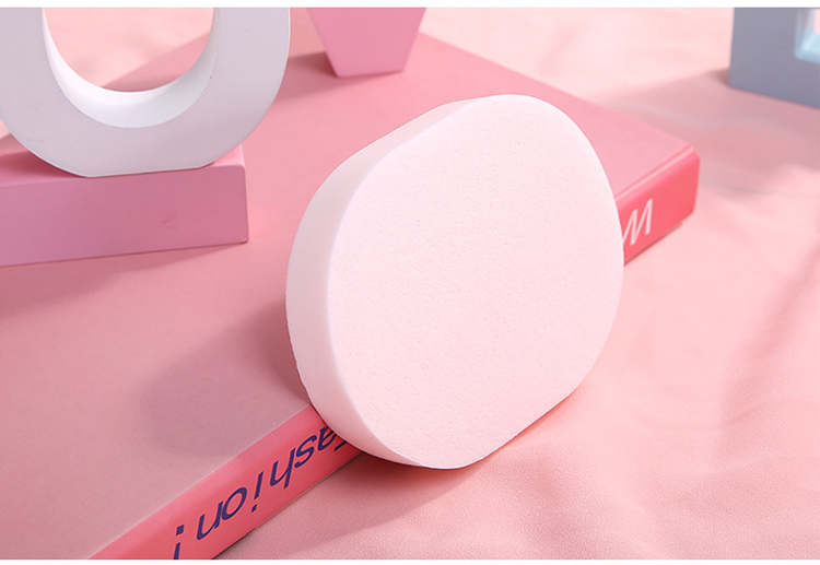 Lameila oval shape face skin care spong face pad washable deeply face cleansing sponge B2179