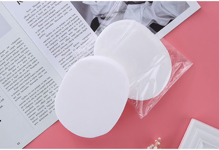 Lameila 2 pcs white face exfoliator remover skin care sponge individual package face cleaning sponge B2181