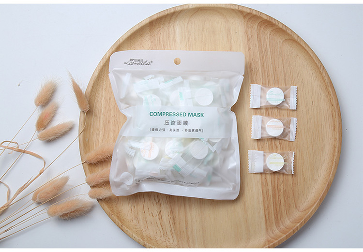 Wholesale disposable DIY mask skin care compressed beauty mask sheet D0835