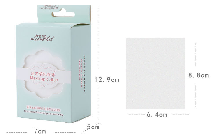 Log Cotton Face Towel Custom Makeup Remover Cotton Pads Manufacturers OEM Disposable Cotton Pad B0103