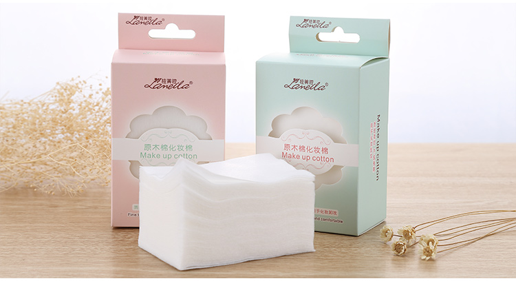 Log Cotton Face Towel Custom Makeup Remover Cotton Pads Manufacturers OEM Disposable Cotton Pad B0103