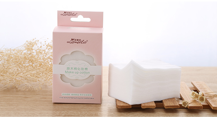 Log Cotton Face Towel Custom Makeup Remover Cotton Pads Manufacturers OEM Disposable Cotton Pad B0103