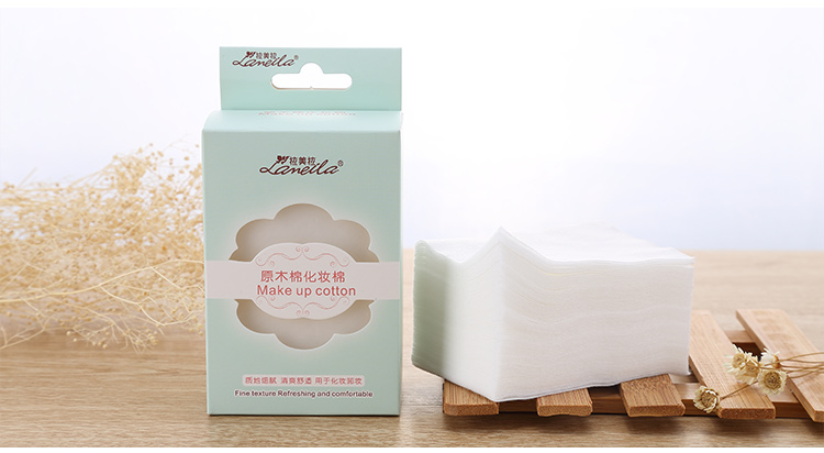 Log Cotton Face Towel Custom Makeup Remover Cotton Pads Manufacturers OEM Disposable Cotton Pad B0103