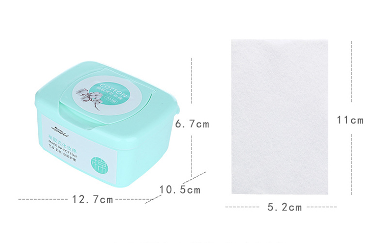 250 Pumping Cleansing Pads Cotton Private Label Makeup Remover Face Cotton Pad B0154