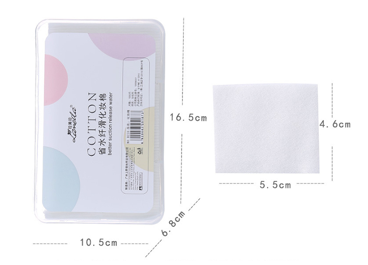 Factory Supply Thin Cotton Pads 1,000pcs/box Makeup Remove Pad Face Cleaning Beauty Tools B228