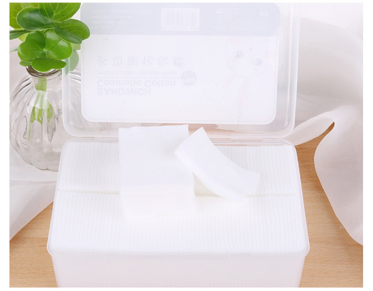 Factory Supply Thin Cotton Pads 1,000pcs/box Makeup Remove Pad Face Cleaning Beauty Tools B228