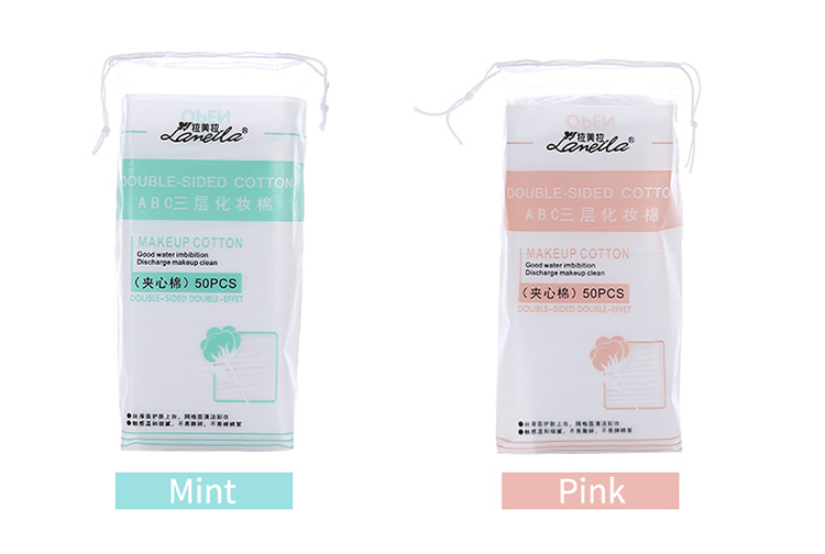 Lameila Three-layer Face Cleansing Disposable Makeup Remover Cotton Pads B1091